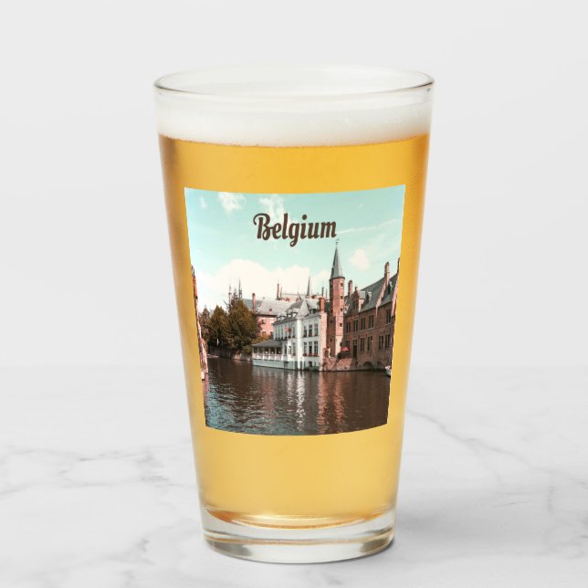 Belgiska kanalen Bryssel Glaskopp (Framsida fylld)