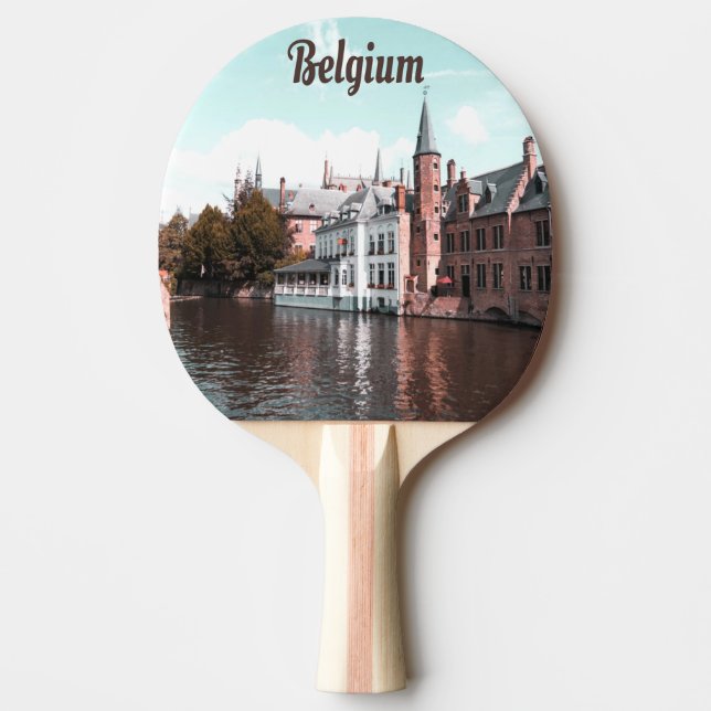 Belgiska kanalen Bryssel Pingisracket (Framsidan)