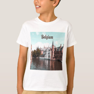 Belgiska kanalen Bryssel T Shirt