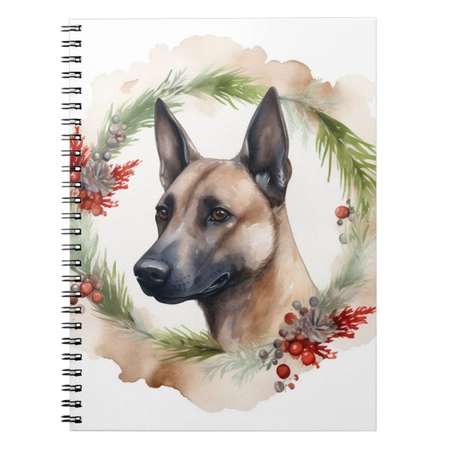 Belgiska Malinoi-julen, andningsskydd, Valp Anteckningsbok (Framsidan)