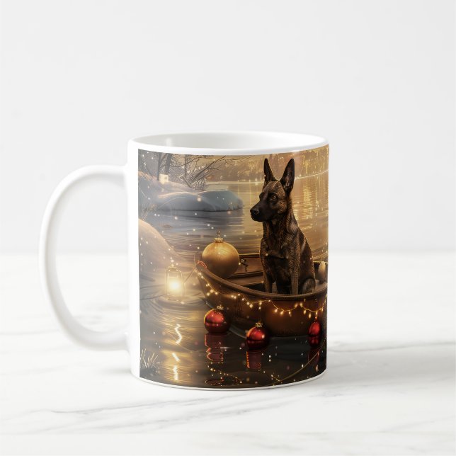 Belgiska Malinoi-julfesten Voyage Kaffemugg (Vänster)