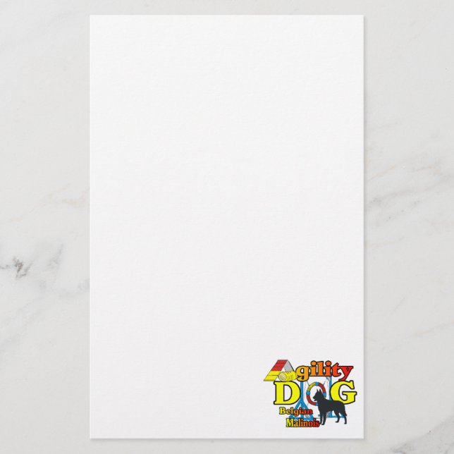 Belgiska Malinois Agilitet (Framsida)