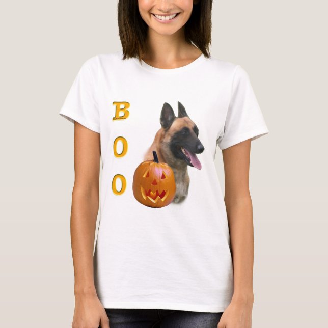 Belgiska Malinois Boo Tee (Framsida)