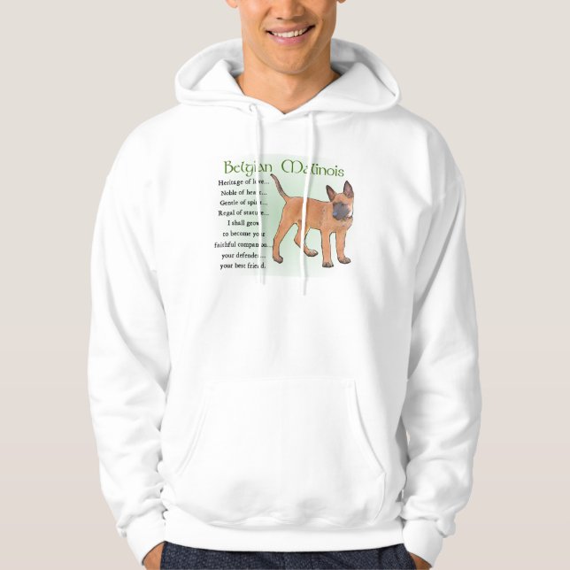 Belgiska Malinois-gåvor Sweatshirt (Framsida)