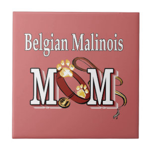 Belgiska Malinois Hund MAMMA Kakelplatta
