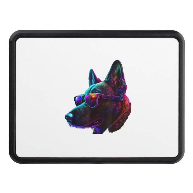 Belgiska Malinois Hundar belgisk Malinoiss Dragkroksskydd (Framsidan)