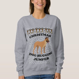 Belgiska Malinois jul-Hund Hugger T Shirt