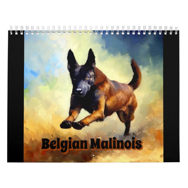 Belgiska Malinois Kalender (Omslag)