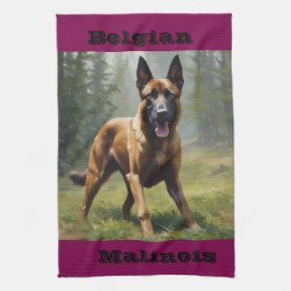 Belgiska Malinois Kökshandduk