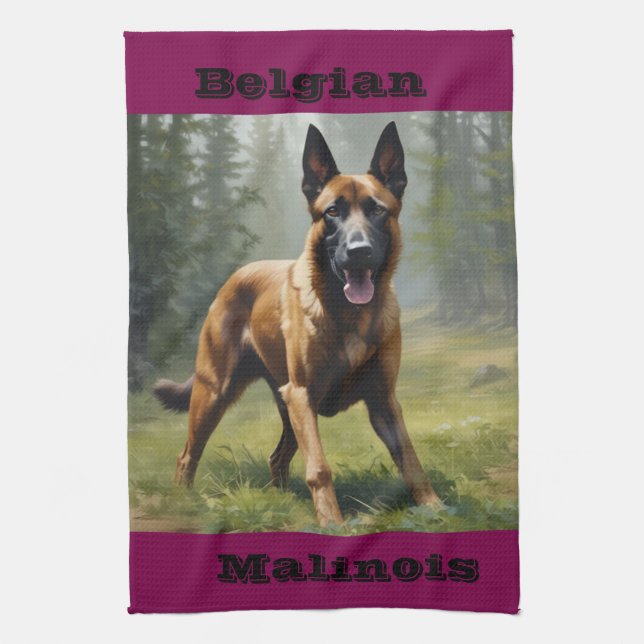 Belgiska Malinois Kökshandduk (Vertikal)