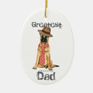 Belgiska Malinois Pappa Ceramic Ornament