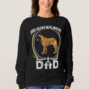 Belgiska Malinois Pappa för Hundägare Fars dag Te T Shirt