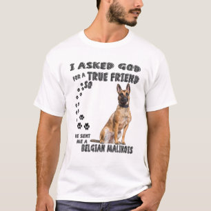 Belgiska malinois Quote Mamma Pappa, pastor Belga T Shirt