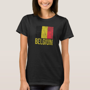 Belgiska Nationalflagga Bryssel T Shirt