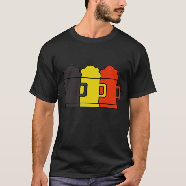 Belgiska Öl T-shirt (Framsida)