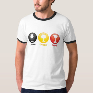 Belgiska ölsymboler t shirt