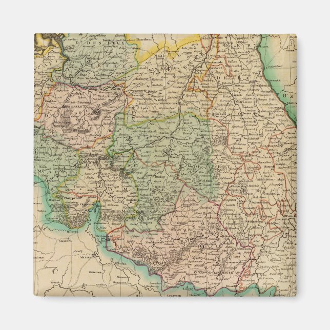 Belgiska provinser magnet (Framsidan)