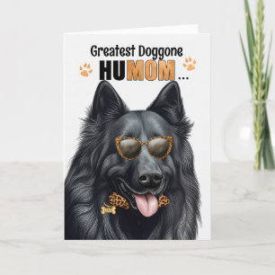 Belgiska Sheepdog Best HuMOM Aldrig Mors dag Helgkort
