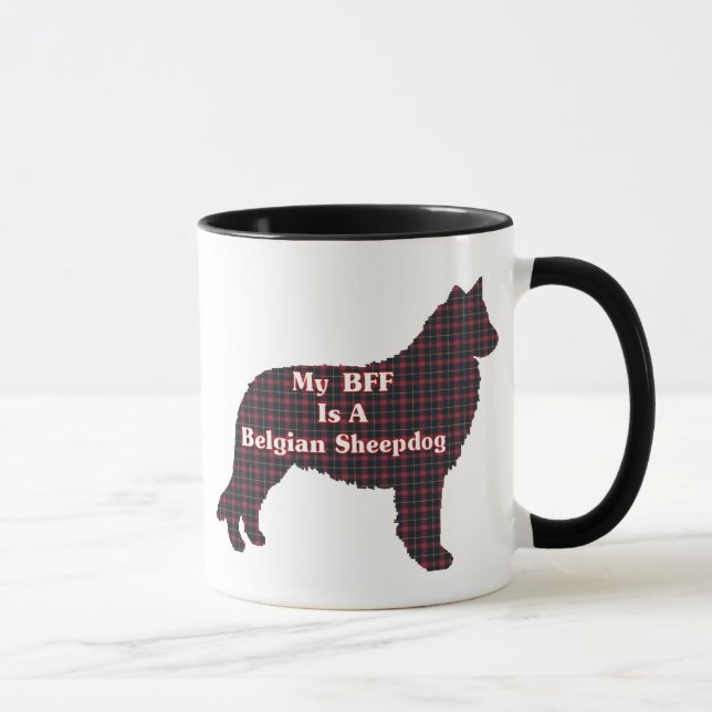 Belgiska Sheepdog BFF Mugg (Höger)