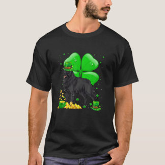 Belgiska Sheepdog Hund Lucky Charm St. Patrick's D T Shirt
