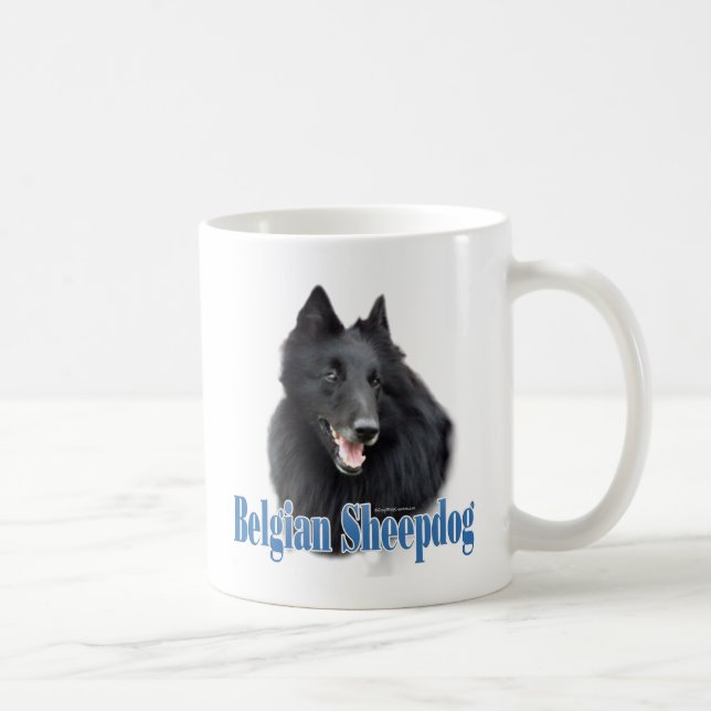 Belgiska Sheepdog Namn Kaffemugg (Höger)