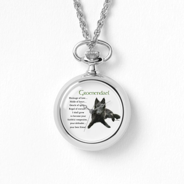 Belgiska Sheepdog Puppy Armbandsur (Framsida)