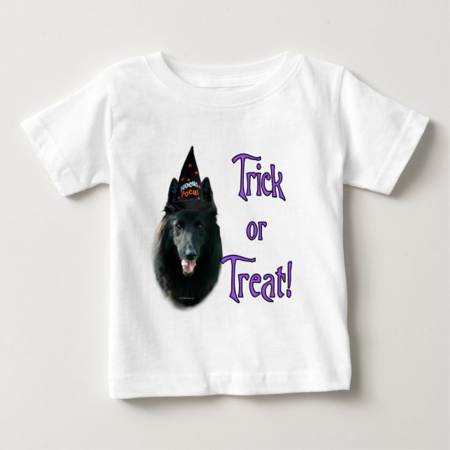 Belgiska Sheepdog Trick T Shirt (Framsida)