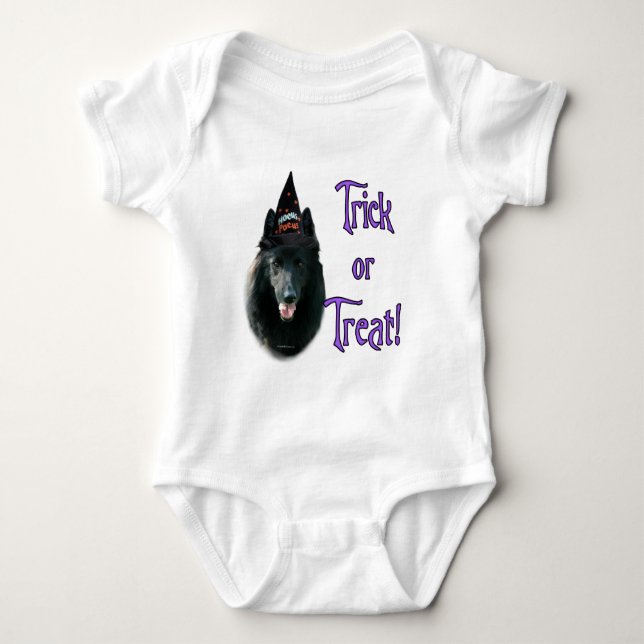 Belgiska Sheepdog Trick Tee Shirt (Framsida)