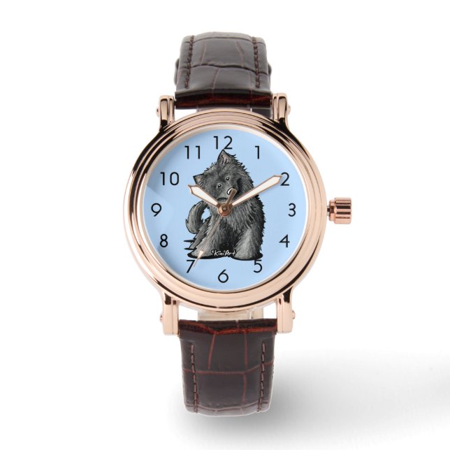 Belgiska Sheepdog Watch Armbandsur (Framsida)