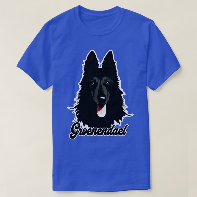 Belgiska shepherd Groenendael T Shirt (Design framsida)