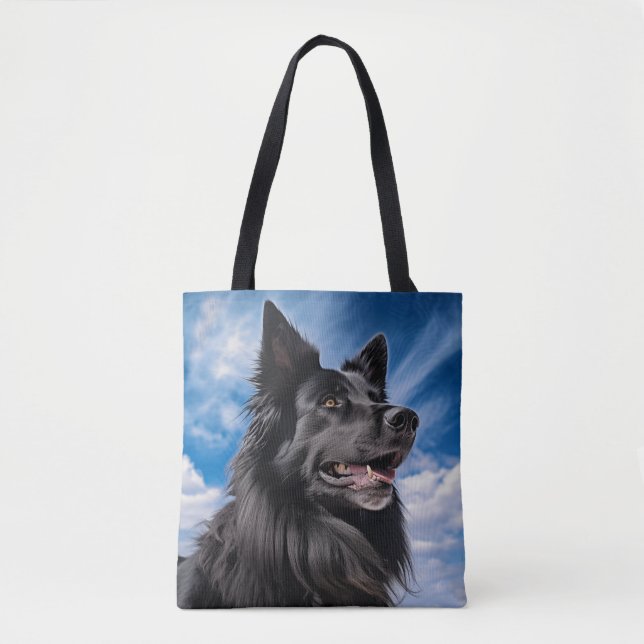 Belgiska shepherd Groenendael Tygkasse (Framsida)