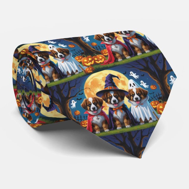 Belgiska Shepherd Hundar Pumpkin Halloween Funny Slips (Rullad)