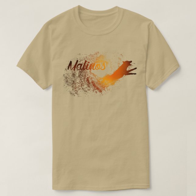 Belgiska shepherd Malinois (20) T Shirt (Design framsida)