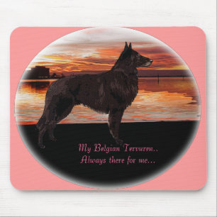 Belgiska terv Mousepad Musmatta