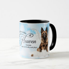 Belgiska Tervuren Angel Personlig Pet Memorial Mugg