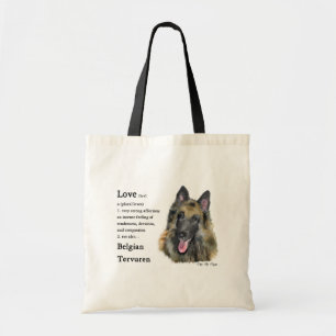 Belgiska tervuren Art-presenter Tygkasse