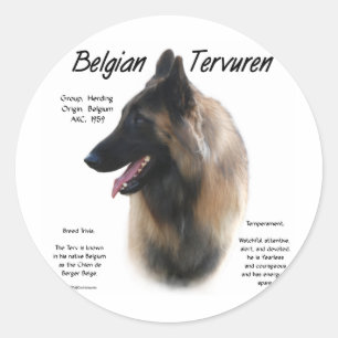 Belgiska Tervuren-historien; allt om Tervurens Runt Klistermärke