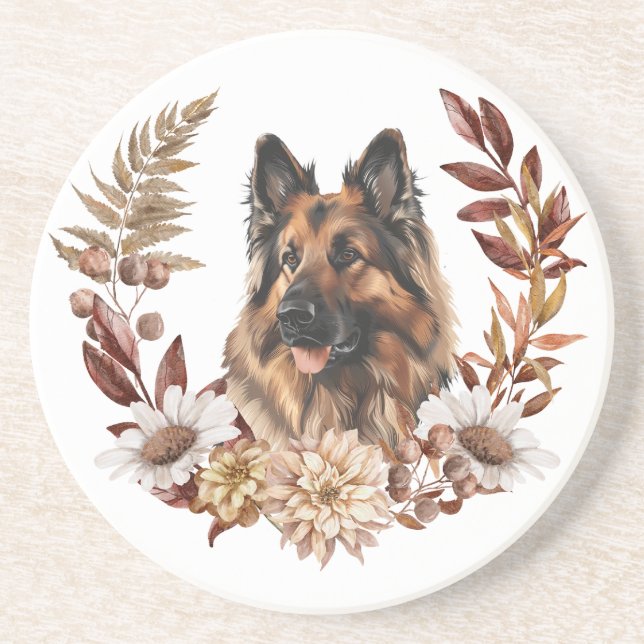 Belgiska Tervuren Hund Autumn WAN Underlägg (Framsidan)