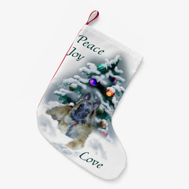 Belgiska tervuren jul liten julstrumpa (Framsidan (Hängande))