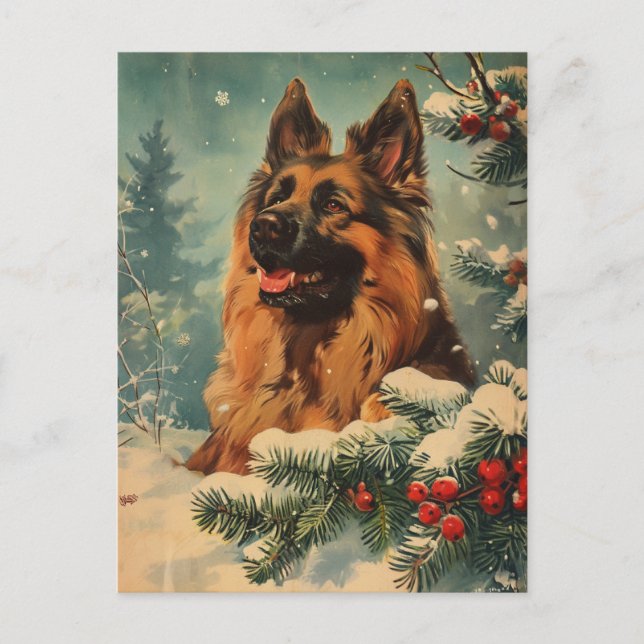 Belgiska tervuren jul vykort (Framsida)
