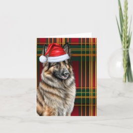 Belgiska Tervuren-julens Hund Helgdag Play Helgkort