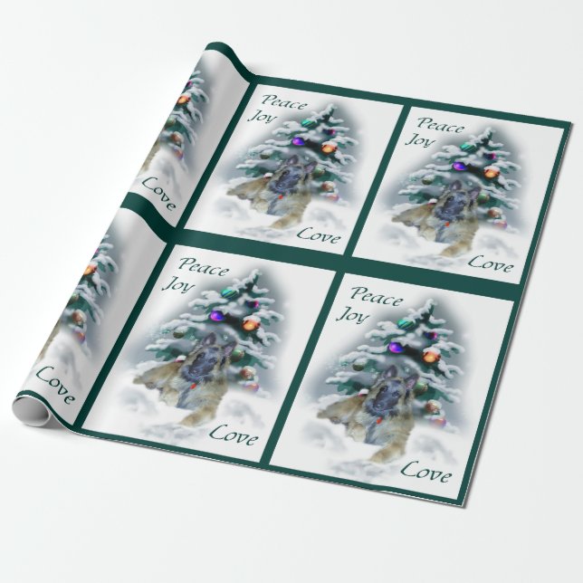 Belgiska Tervuren Julkonsten Presentpapper (Utrullad)