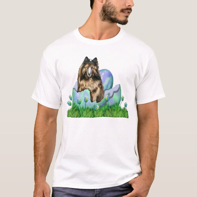 Belgiska Tervuren Påsk T-Shirt (Framsida)