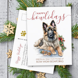 Belgiska Tervuren Pet Boarding jul Corporate Helg Vykort