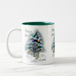 Belgiska tervuryjulgåvor Två-Tonad mugg