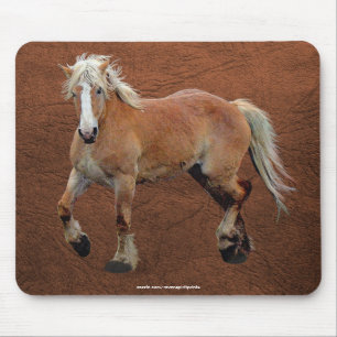 Belgiska utkast till häst Equine-älskare Mousepad Musmatta