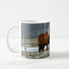 Belgiska utkast till häst i Paddock Coffee Mugg