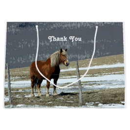 Belgiska utkasthästen i Paddock Gift-påse