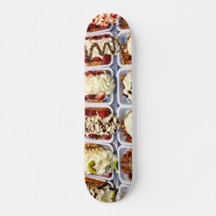 Belgiska våfflor mini skateboard bräda 18,5 cm