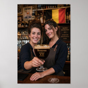 Belgiskt Barrums Souvenir Affisch
